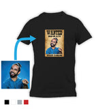 Custom Wanted T-shirt With Cartoon Effect