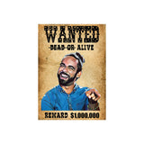 Custom Wanted T-shirt With Cartoon Effect